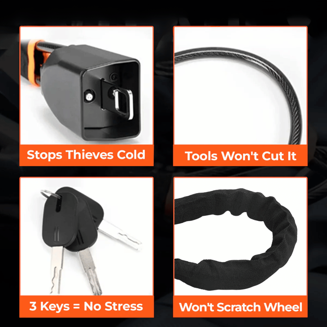 Car steering wheel anti-theft lock