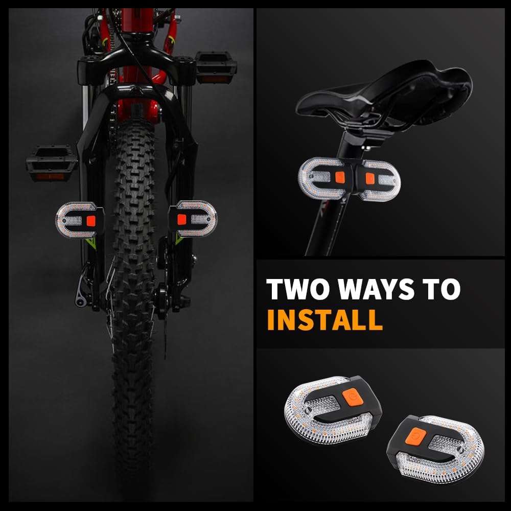 Wireless remote control for bicycle rear light