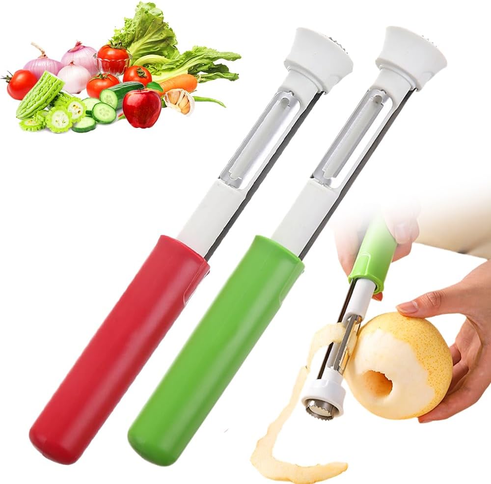 2 in 1 Apple Corer and Peeler, Apple Core Removal Tool🍎Buy one, get one free🔥
