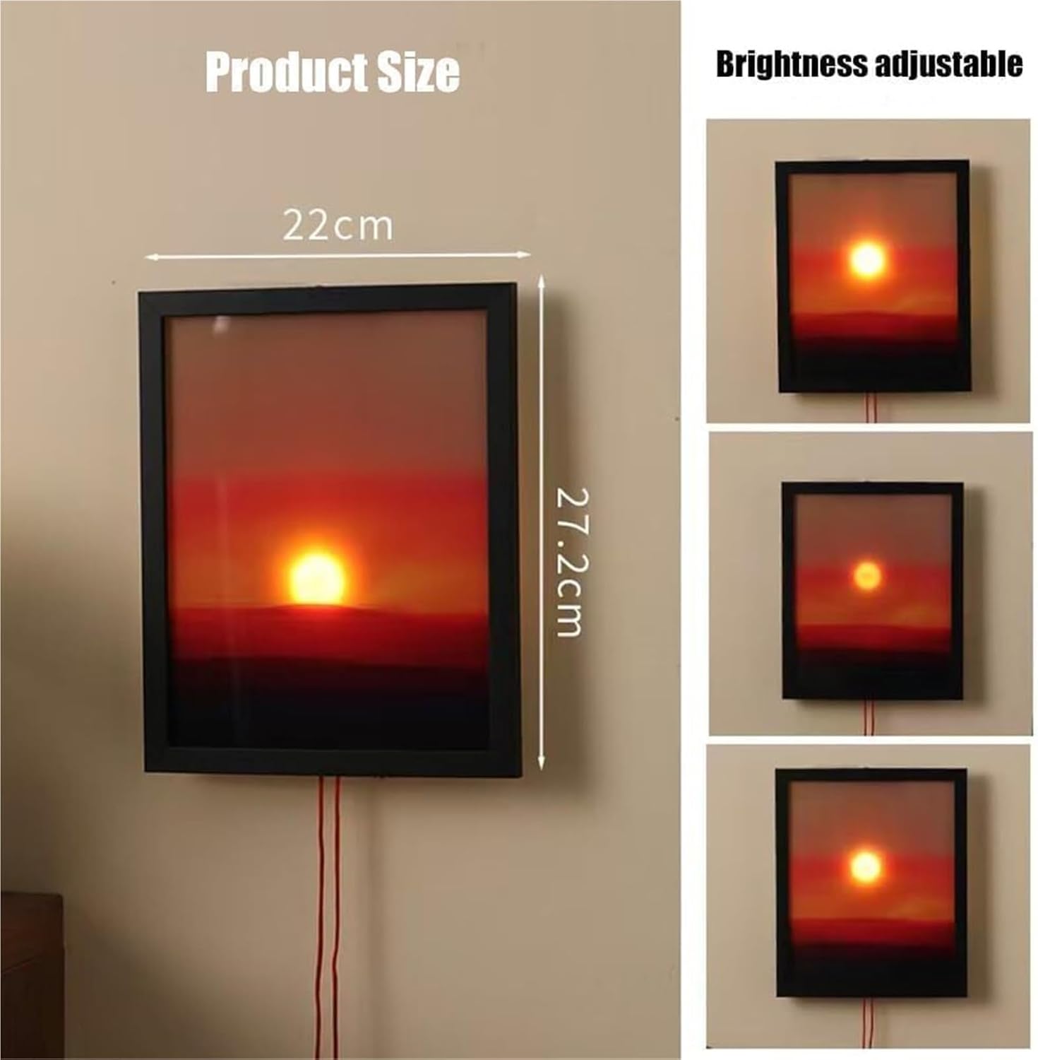 Creative Sunset Hand-Pull Lamp