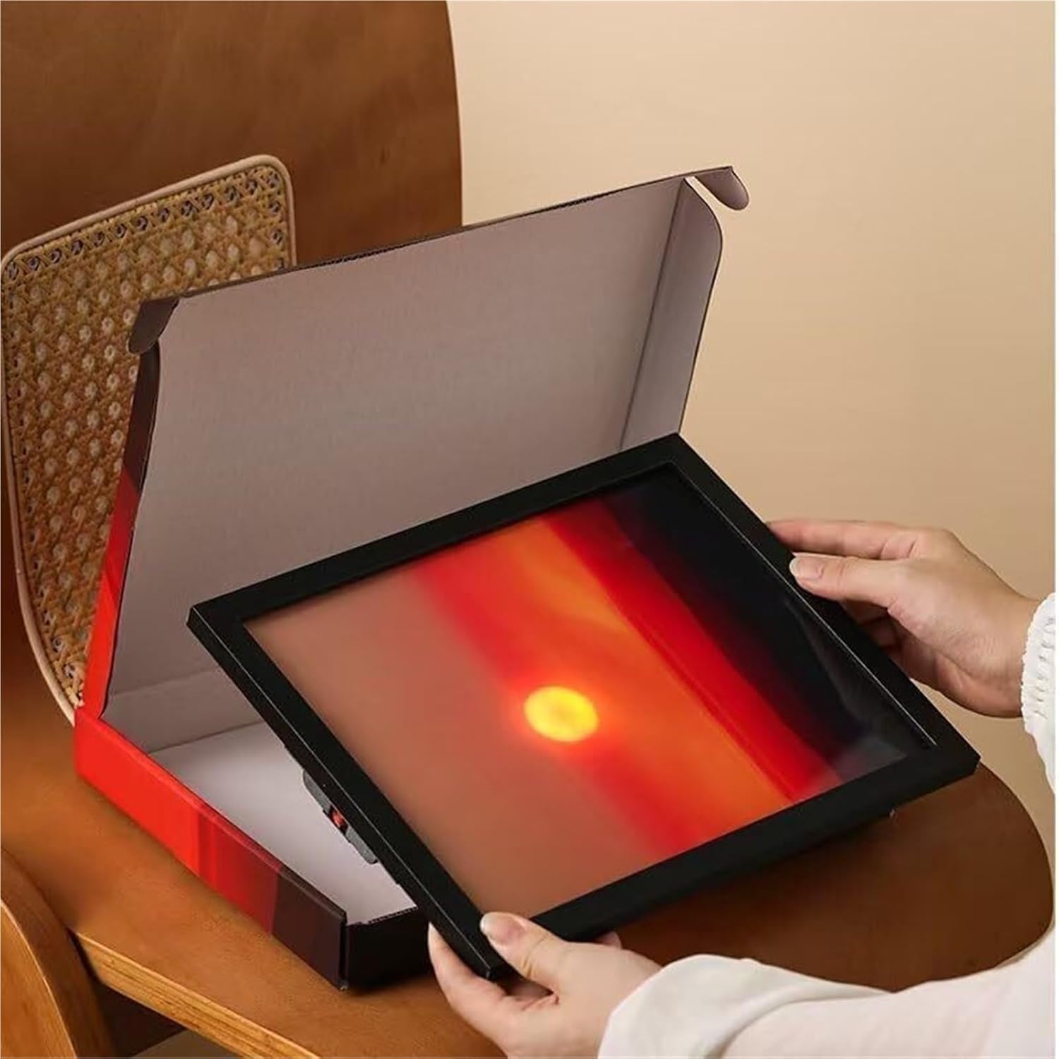 Creative Sunset Hand-Pull Lamp