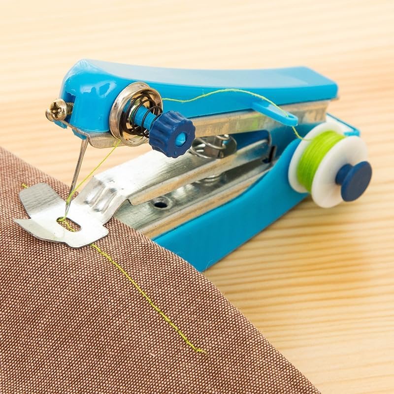 Multifunctional Handheld Electric Sewing Machine Kit for Home Use – Portable Mini DIY Sewing Tool for Clothing Repairs and Tailoring
