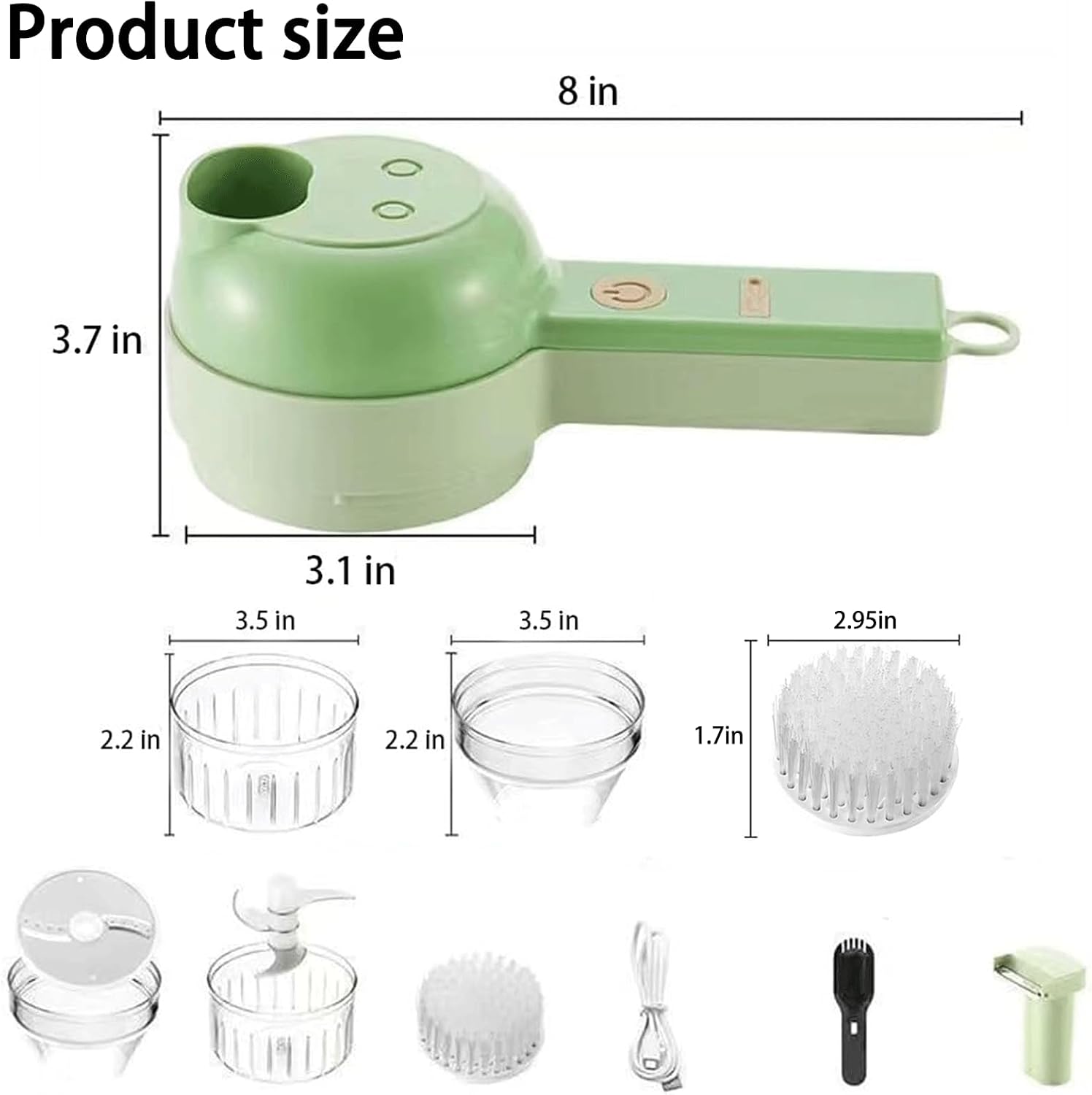 4-in-1 Electric Vegetable Chopper