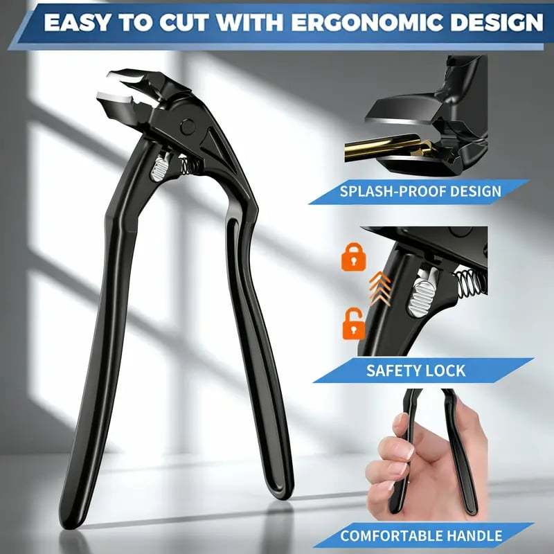 ✂️  Curved Nail Clipper – Ergonomic & Easy for Seniors 🖤