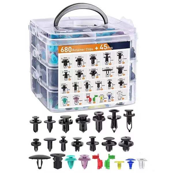 Auto Body Fasteners Kit & Fastener Remover