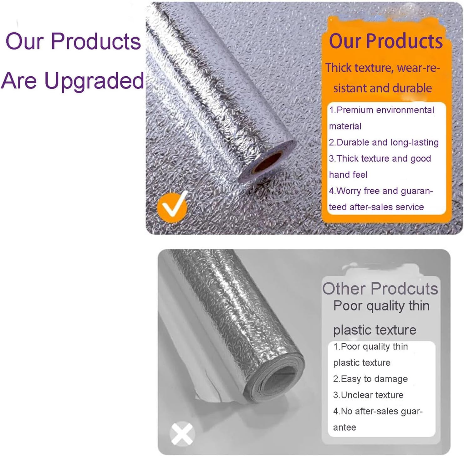 Kitchen Waterproof Oil Proof Aluminum Foil Sticker 🧽
