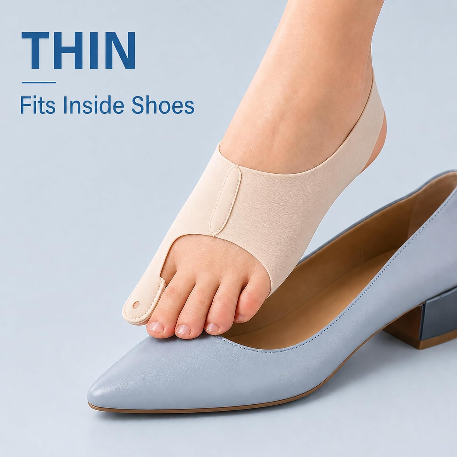Bunion Corrector 2-Pack for Women & Men, Ultra-Thin Toe Splint
