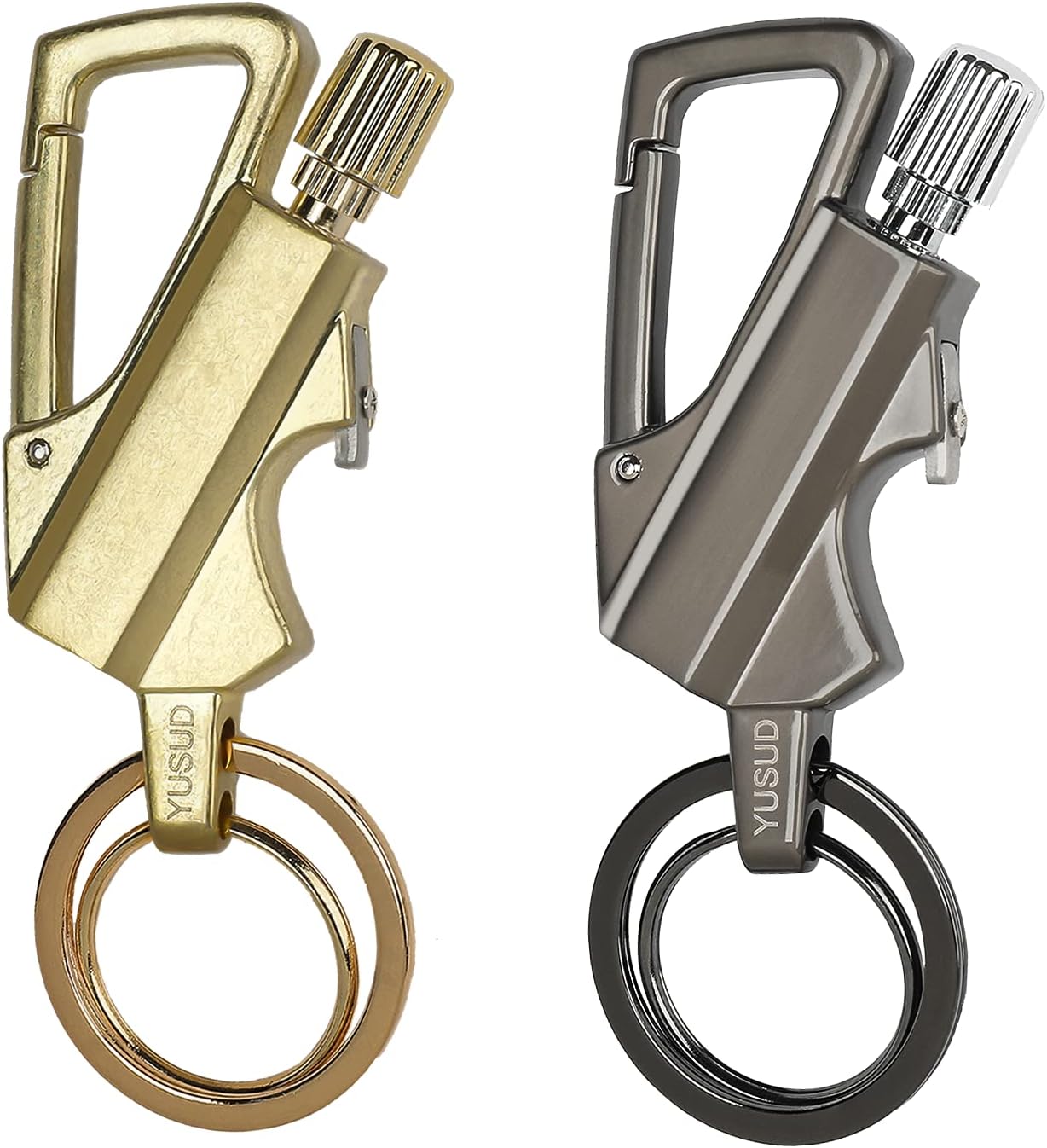 3-in-1 Permanent Match & Carabiner Keychain