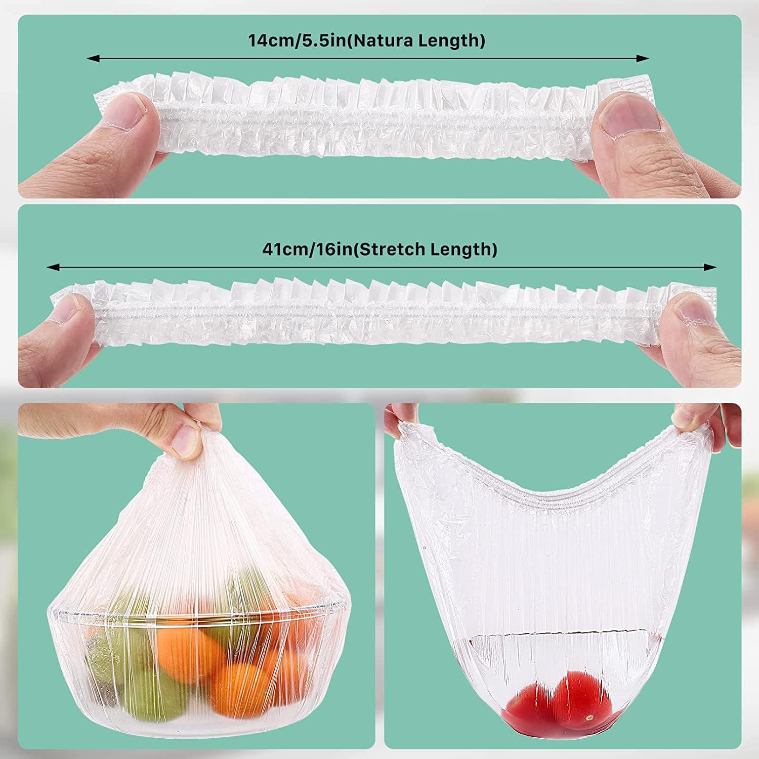 🔥100PCS Disposable Stretch Food Covers for Bowls & Plates