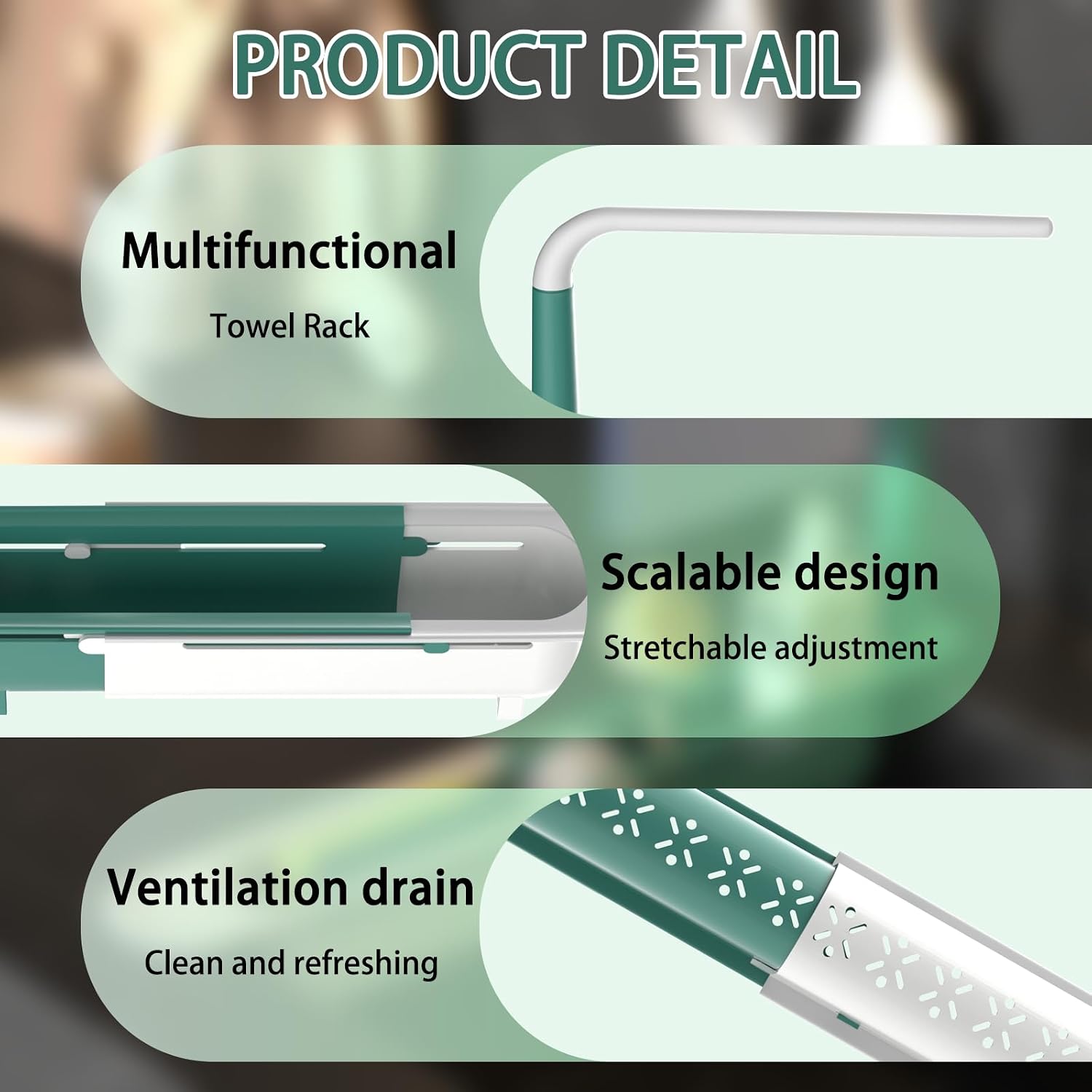 Expandable Sink Organizer Shelf - Waterproof Plastic Rack with No Mold Growth🛁