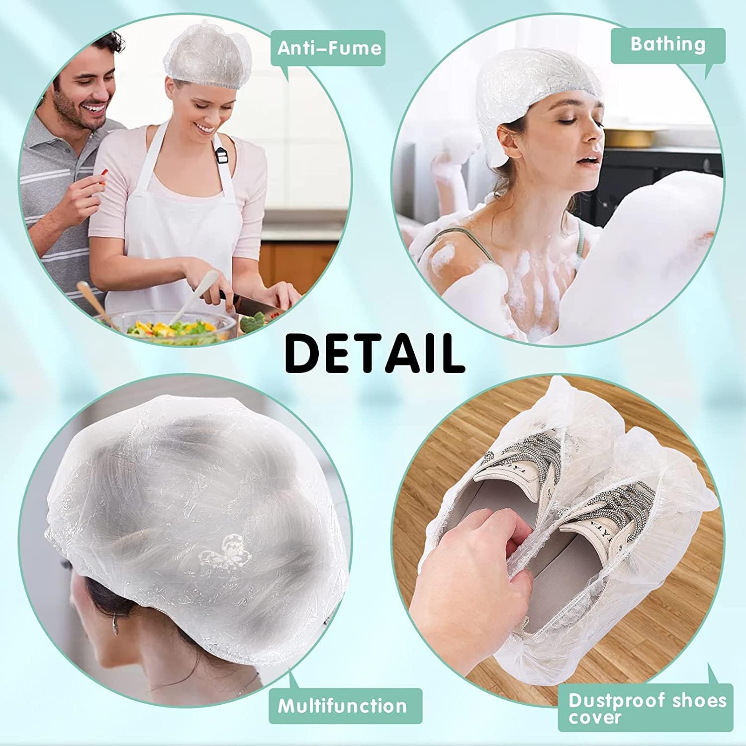 🔥100PCS Disposable Stretch Food Covers for Bowls & Plates