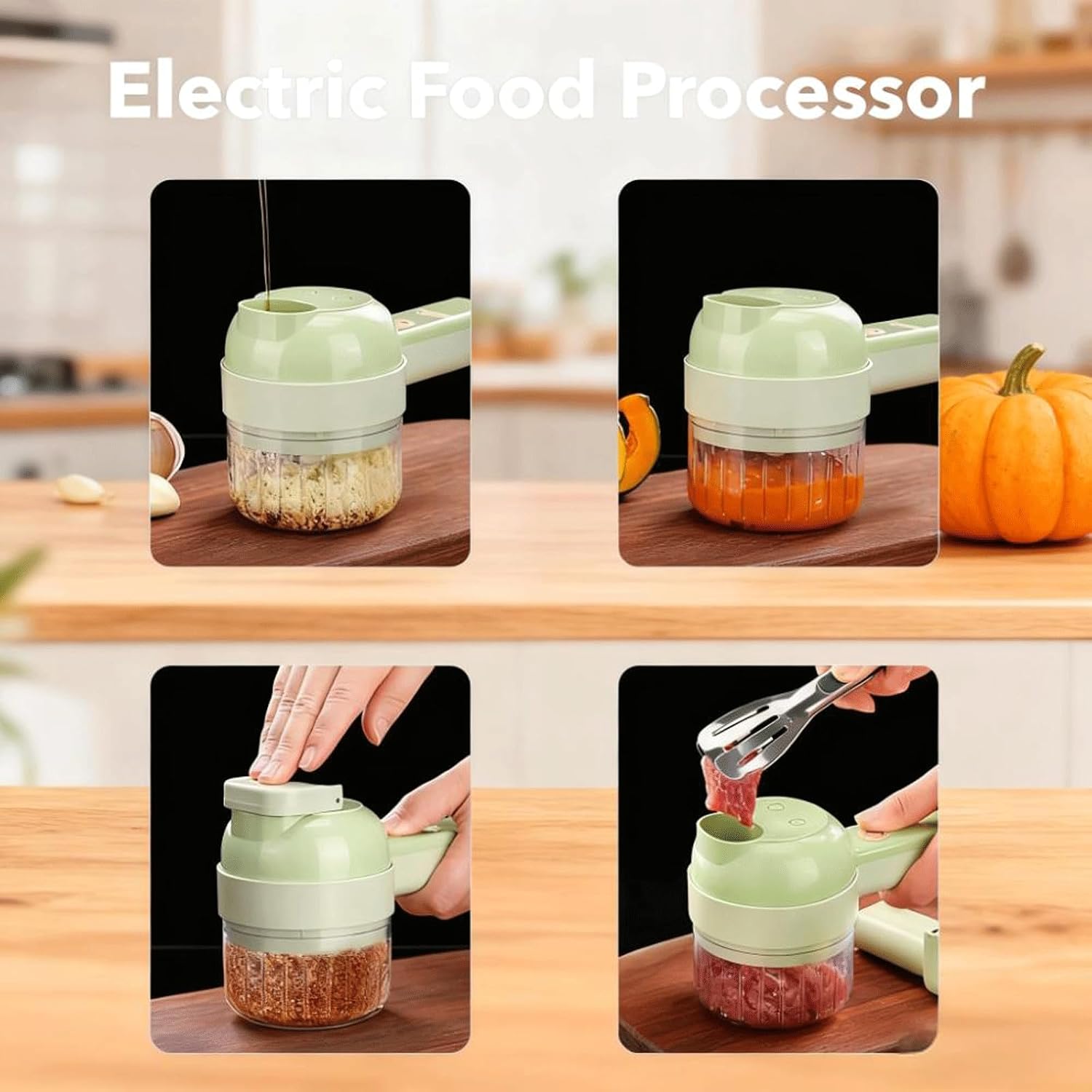 4-in-1 Electric Vegetable Chopper