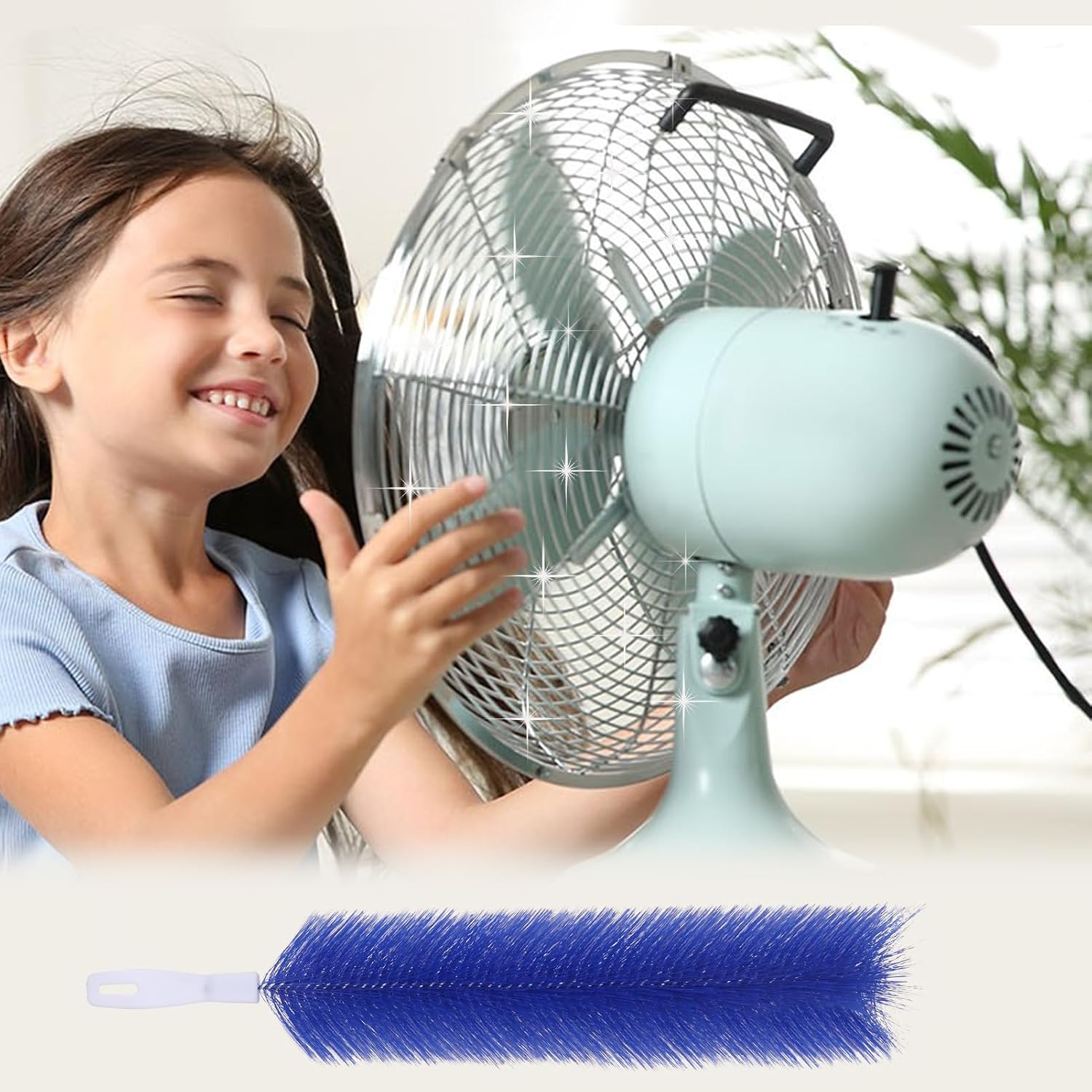 💖🎁Flexible Microfiber Fan Duster Brushes – Reusable Cleaning Tools (2/4 Pack)