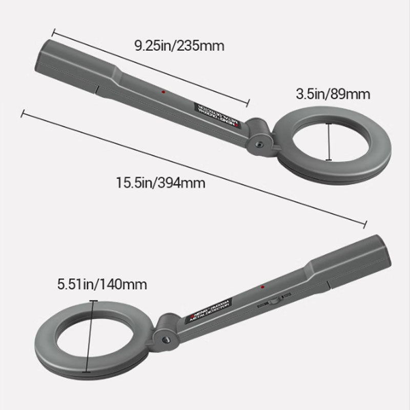  360° Handheld Metal Detector For Gold & Jewelry