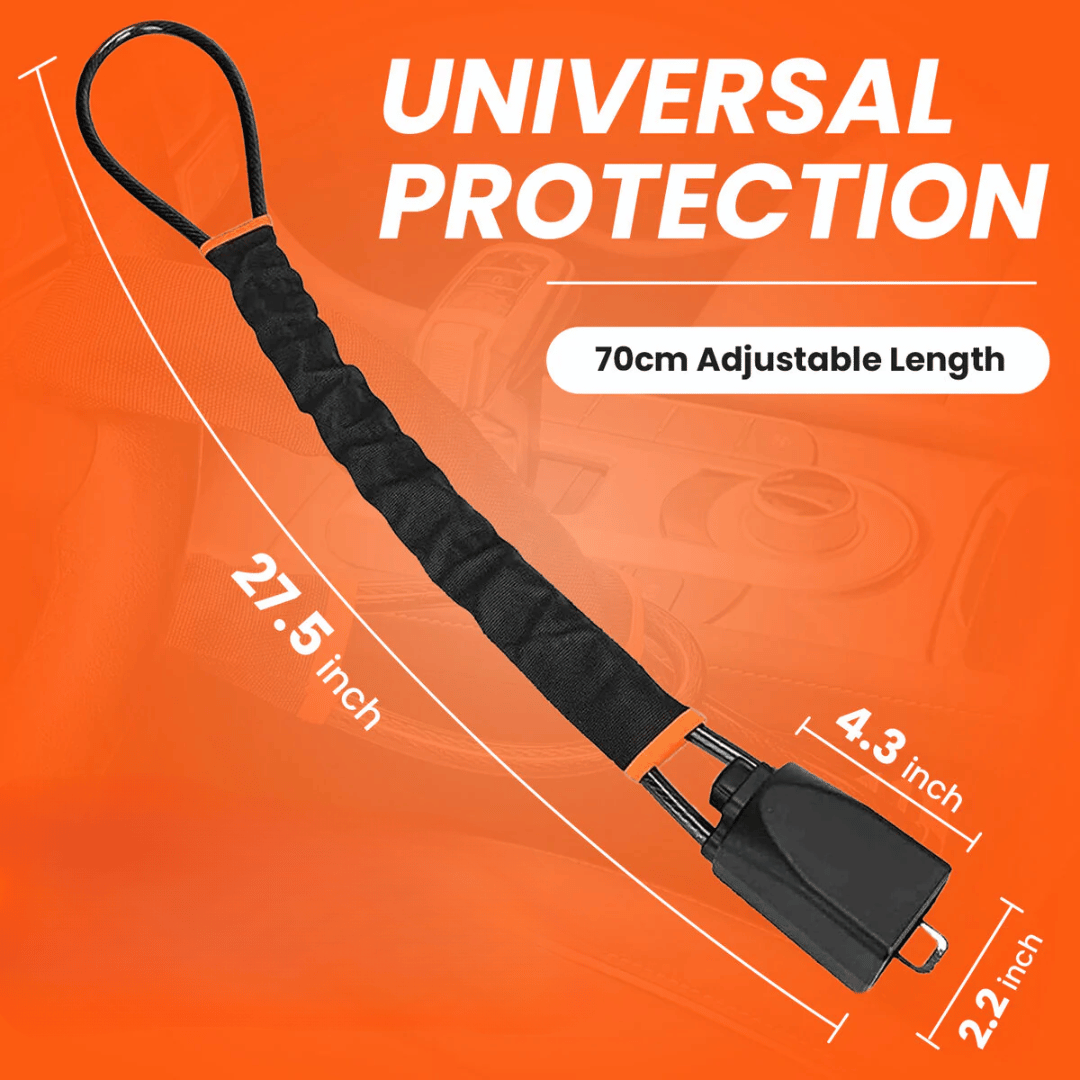 Car steering wheel anti-theft lock