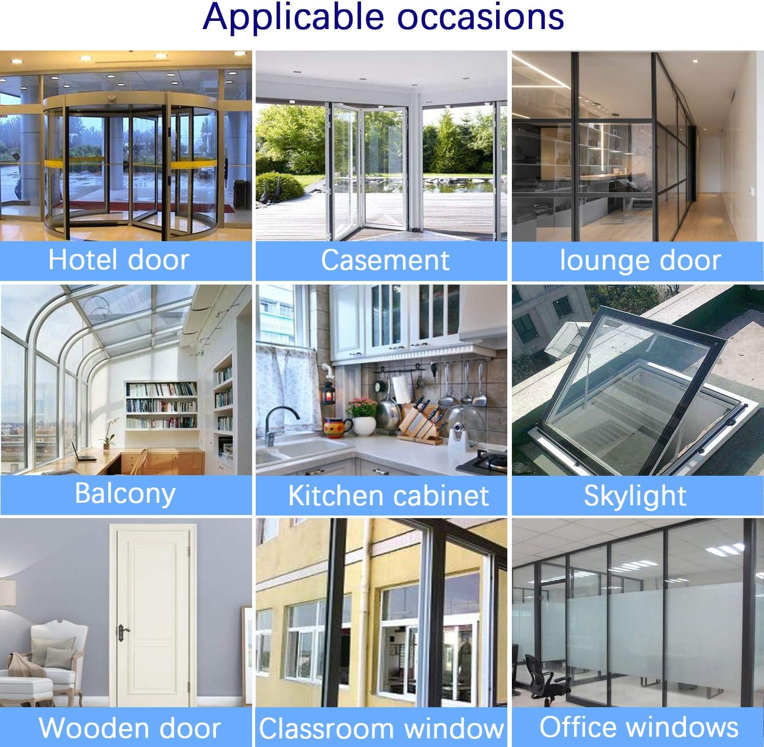 Weather Stripping Door Seal, 33 Feet Long Transparent