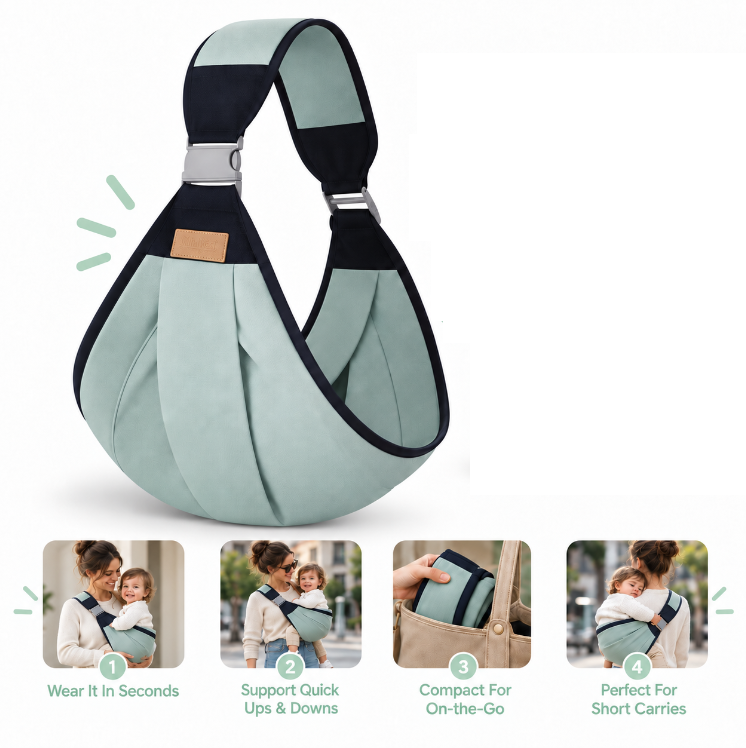Baby Carrier – Versatile, Breathable, and Easy-to-Use Infant Sling for Outings; A Must-Have for Carrying Newborns (Suitable for All Seasons)