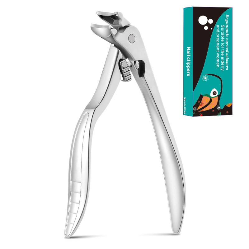 ✂️  Curved Nail Clipper – Ergonomic & Easy for Seniors 🖤