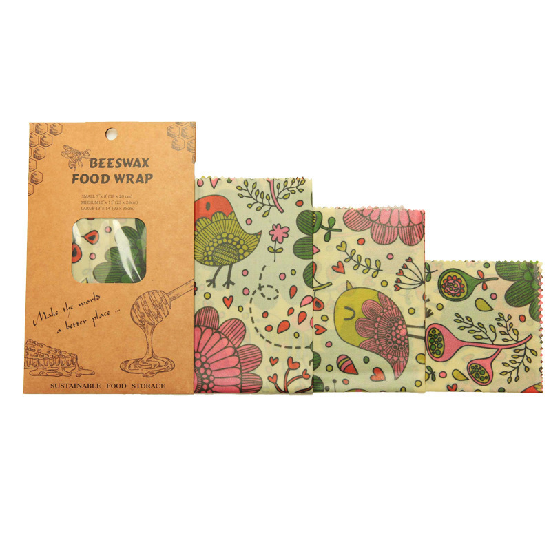 Beeswax Food Wrap – Natural Food Fresh Keeping Wrapping Paper