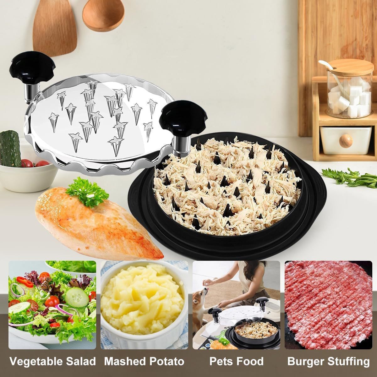 Multifunctional Chicken Breast Shredder