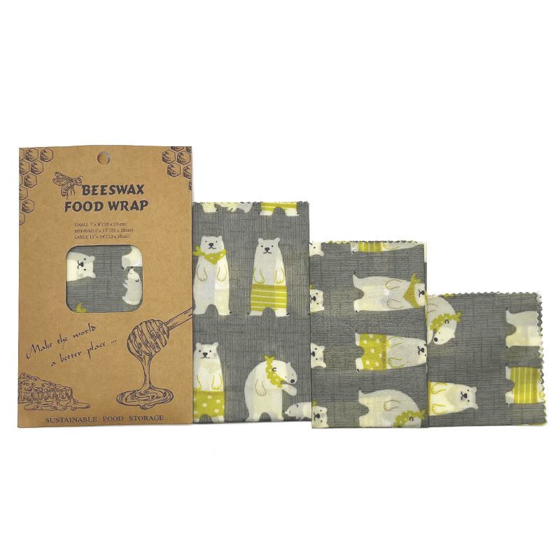 Beeswax Food Wrap – Natural Food Fresh Keeping Wrapping Paper