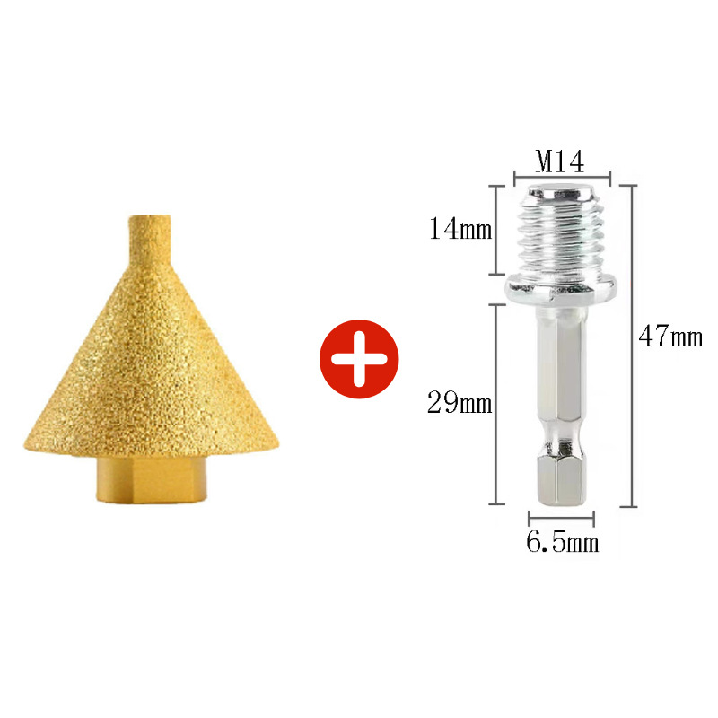 M14 Diamond Beveling Chamfer Bit For Angle Grinders