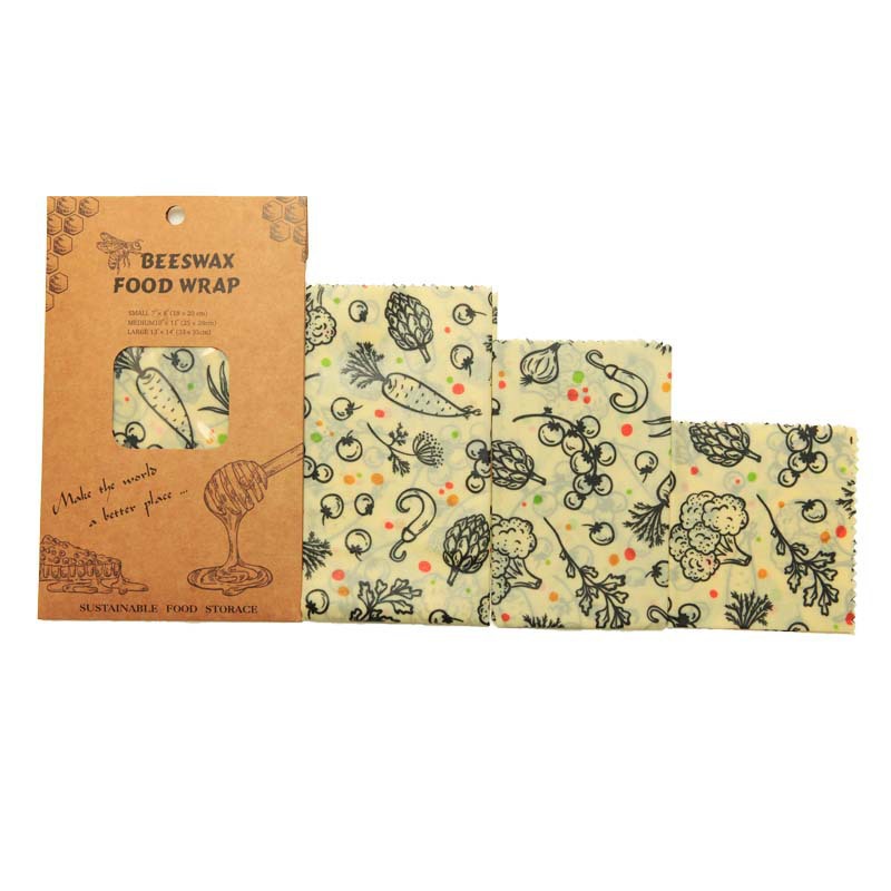 Beeswax Food Wrap – Natural Food Fresh Keeping Wrapping Paper