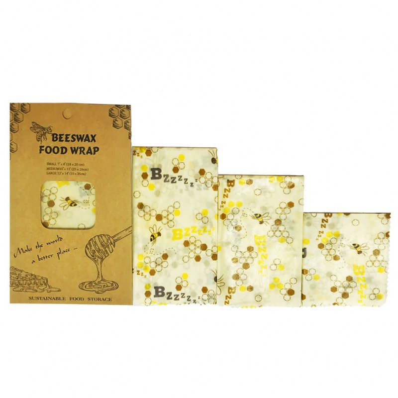 Beeswax Food Wrap – Natural Food Fresh Keeping Wrapping Paper