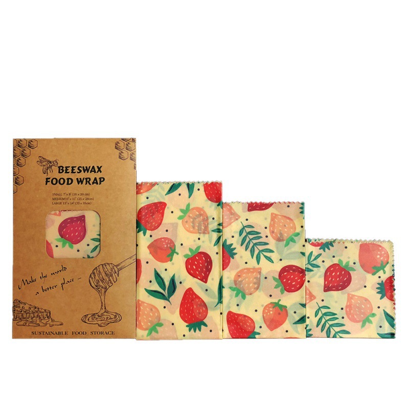 Beeswax Food Wrap – Natural Food Fresh Keeping Wrapping Paper