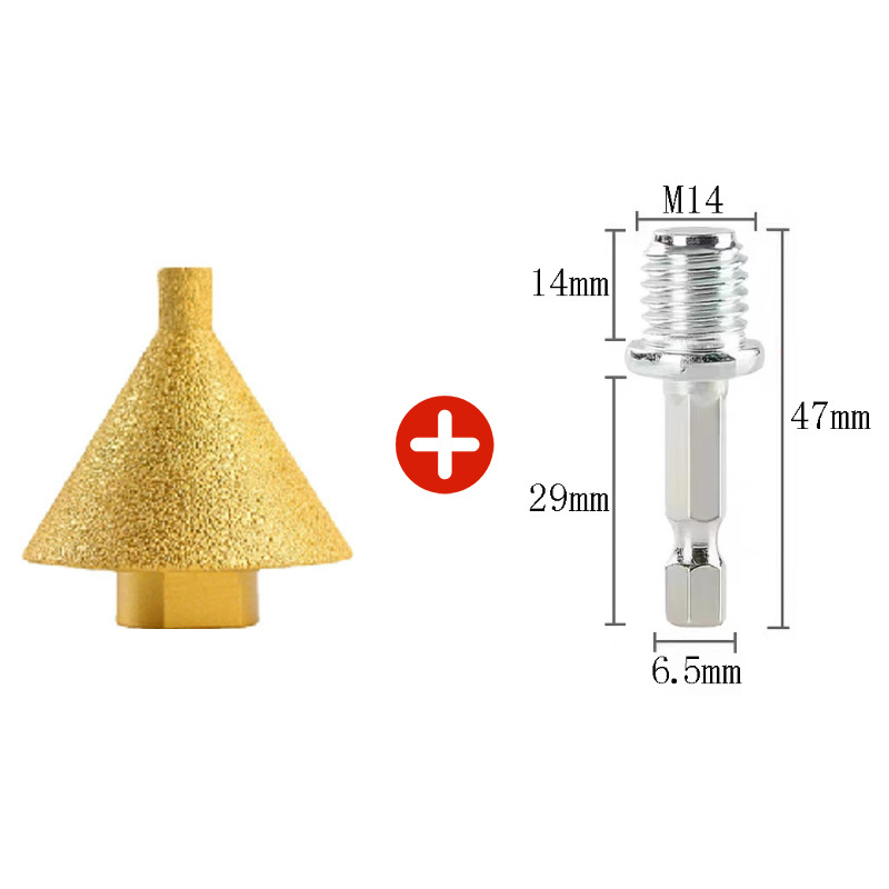 M14 Diamond Beveling Chamfer Bit For Angle Grinders