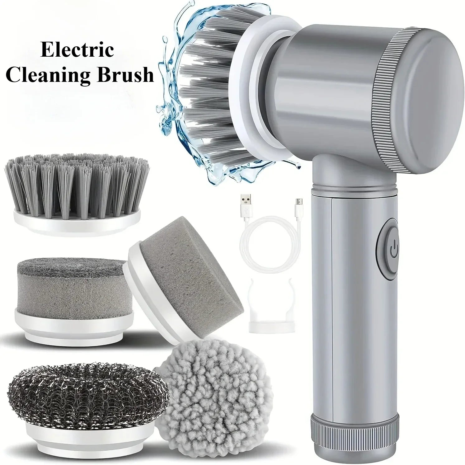 Effortless 5-in-1 Cordless Power Scrubber