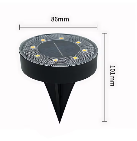 Solar LED in-ground lights