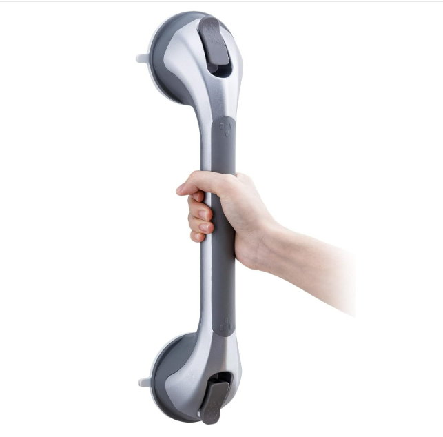 16.8 Inch Suction Shower Grab Bar – No-Drill Bathroom Safety Handle
