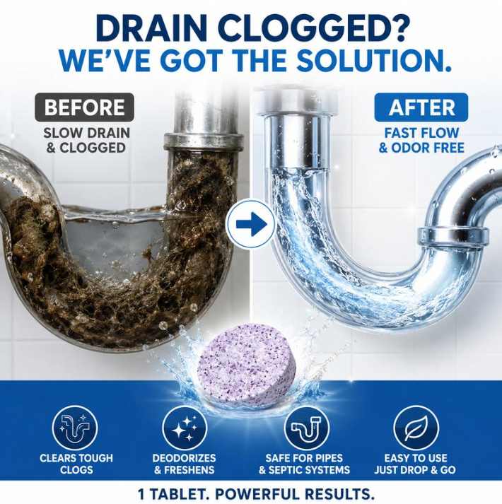 🫧Powerful Pipe Declogging & Drain Cleaning Tablets🚿