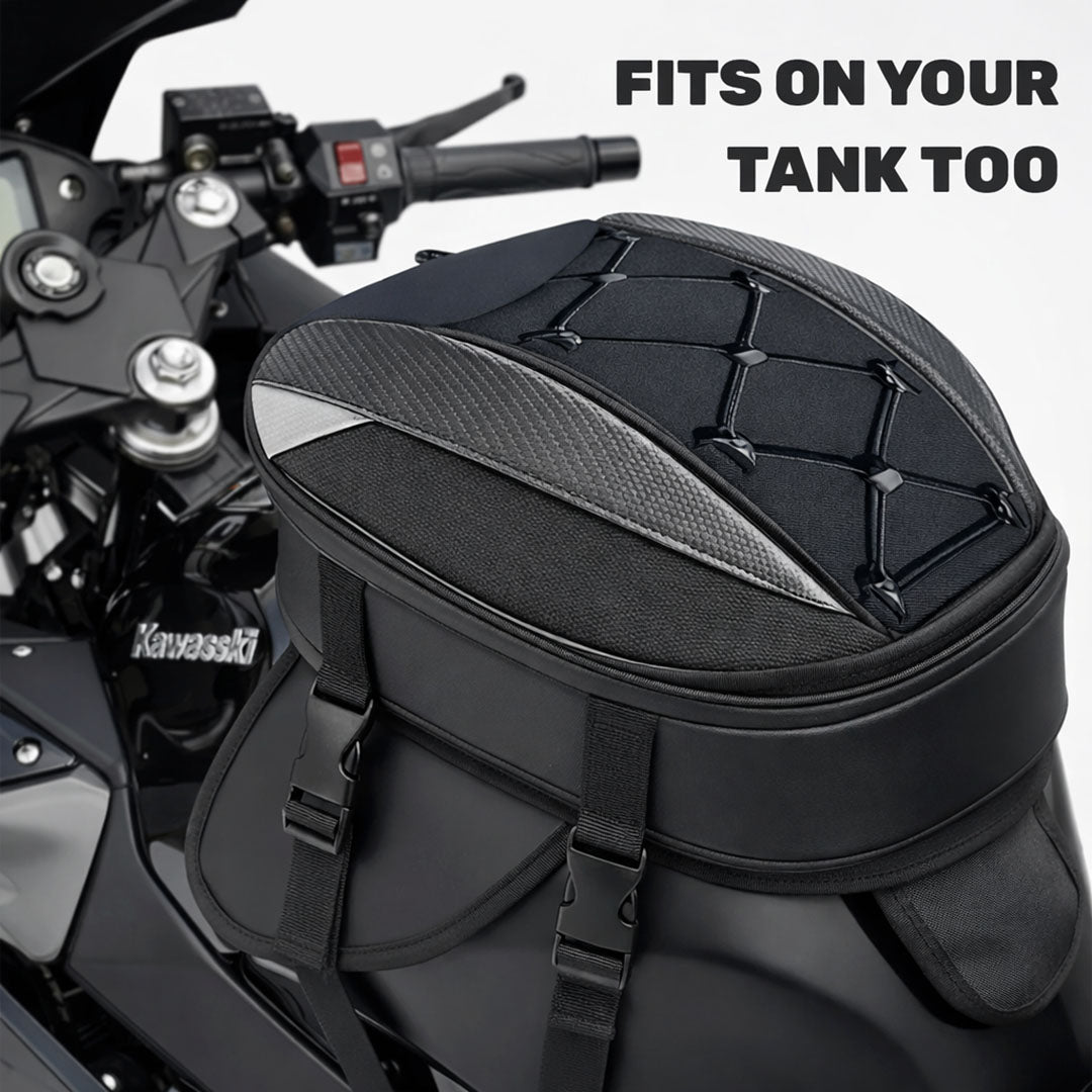 Universal Expandable Motorcycle Tail Bag (25L-38L)