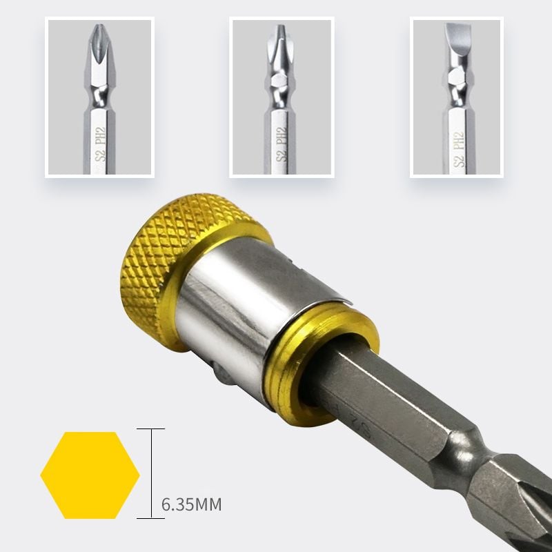🔥 Screwdriver head magnetic ring three piece set