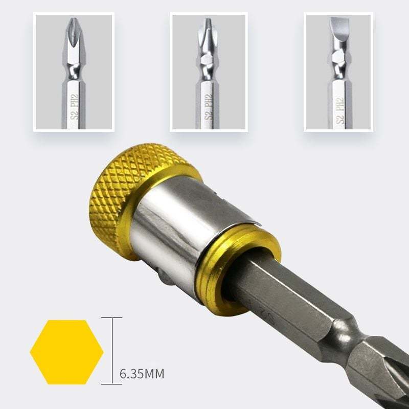 🔥 Screwdriver head magnetic ring three piece set