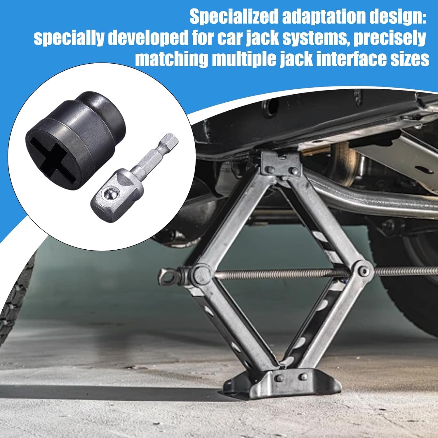 Universal Jack Socket Adapter for Hand Drill