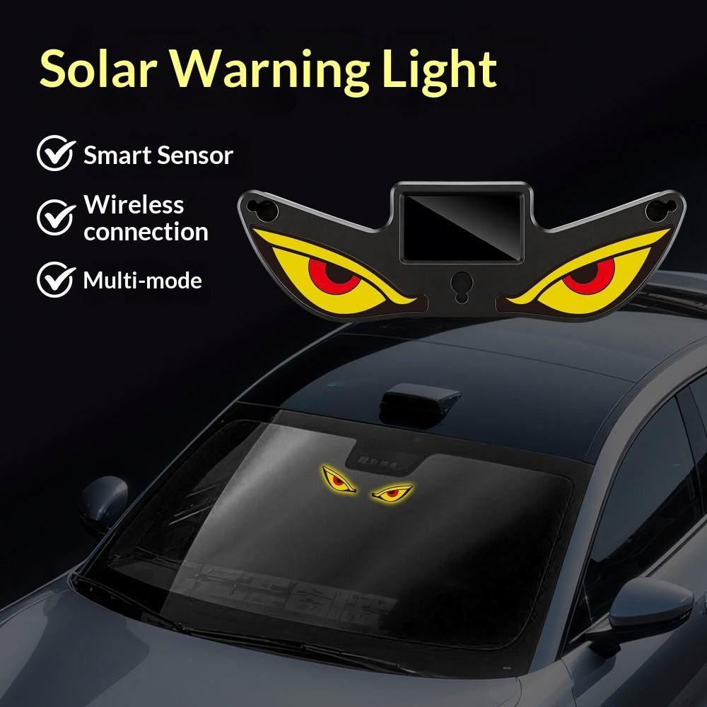 🐺 Solar Devil Eye Warning Light 🔥 ( Allow to Open )