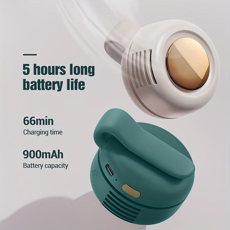 Portable clip-on silent mini bladeless electric fan