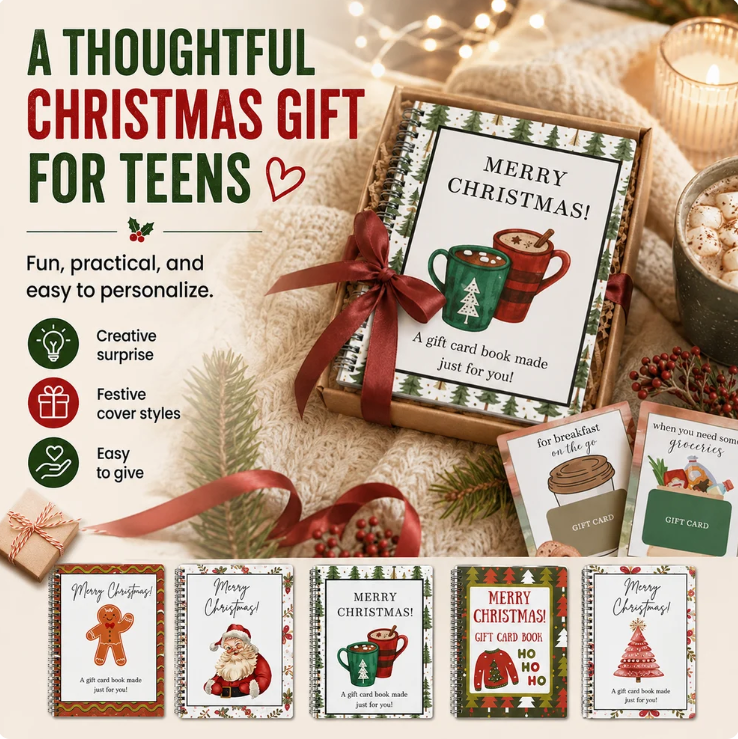 🔥 LIMITED-TIME 50% OFF — Christmas Gift Card Book
