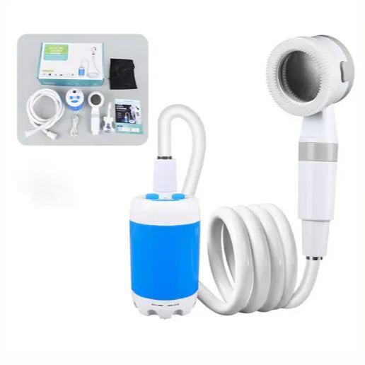 Portable Shower for Camping with Water Pump