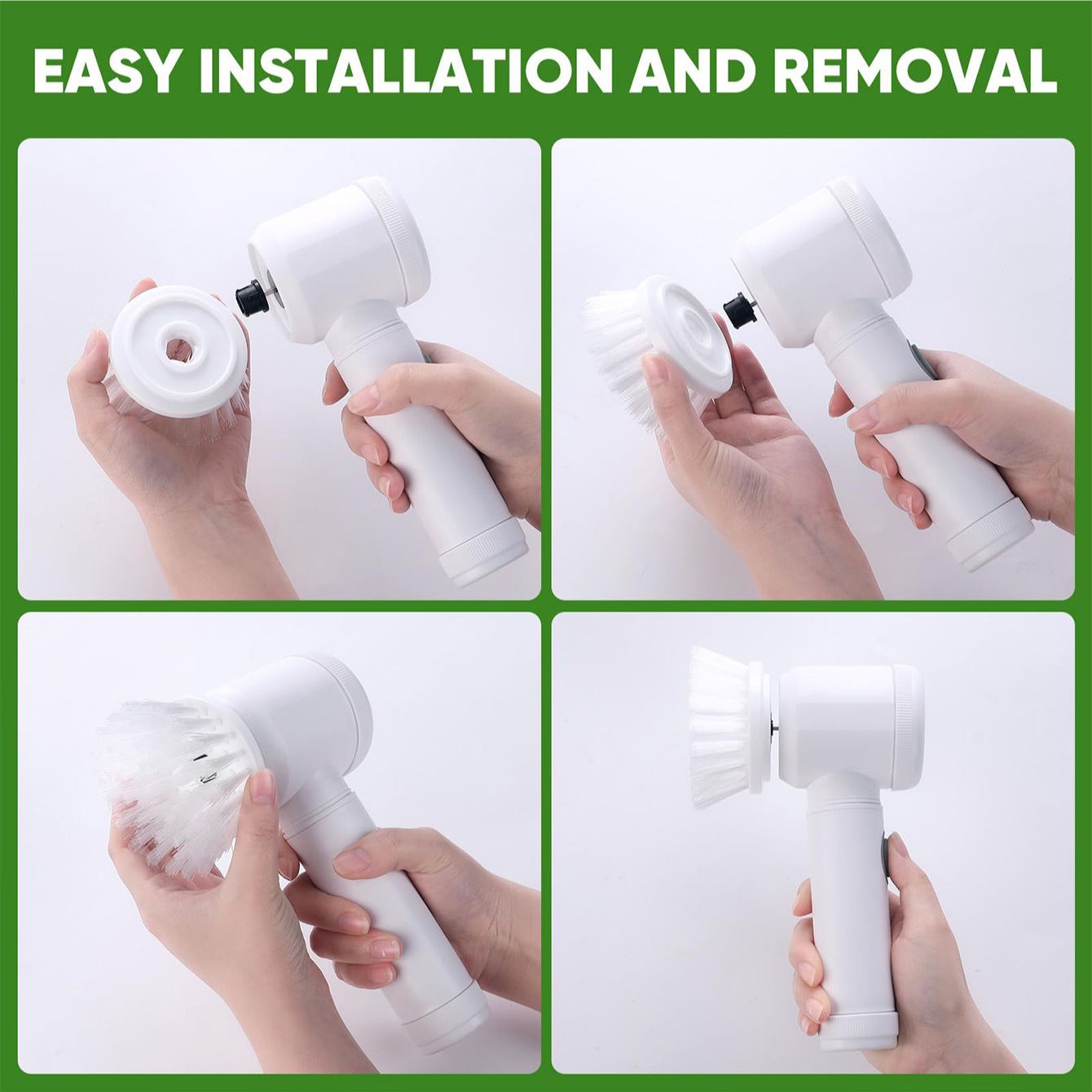 Effortless 5-in-1 Cordless Power Scrubber