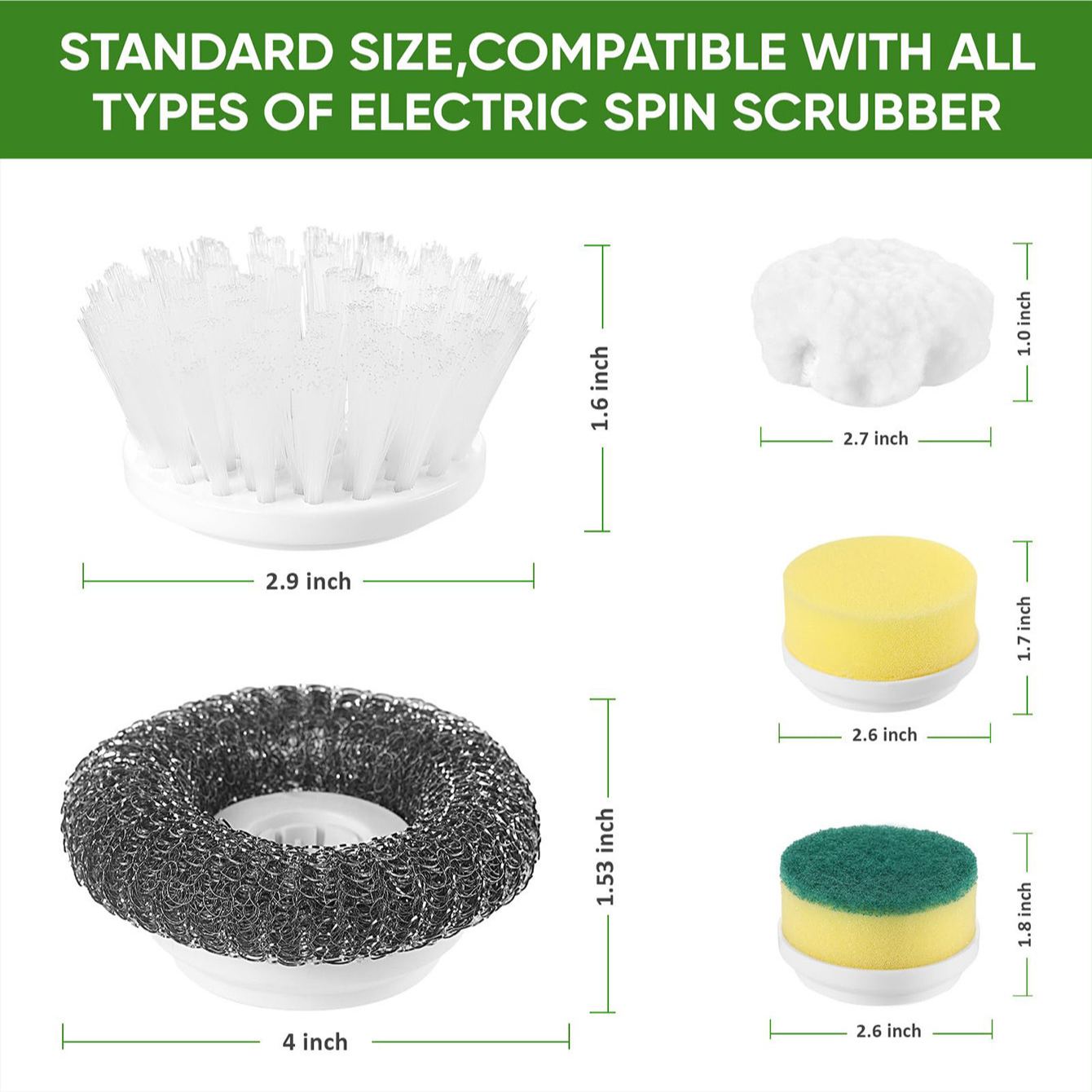 Effortless 5-in-1 Cordless Power Scrubber