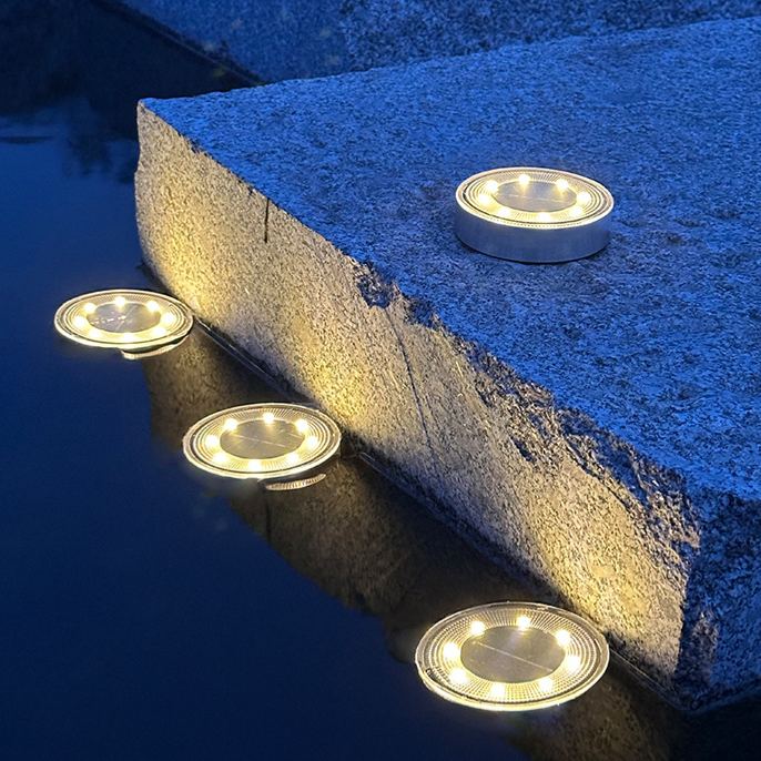 Solar LED in-ground lights