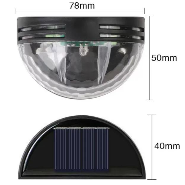 Outdoor Solar Wall Washer Light (Teardrop Style)