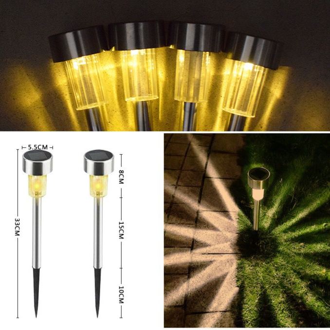 Outdoor solar LED waterproof path light