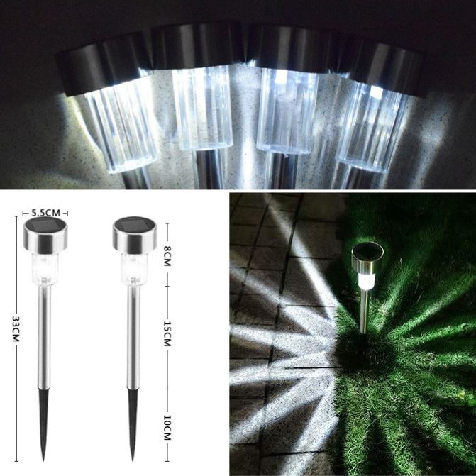 Outdoor solar LED waterproof path light