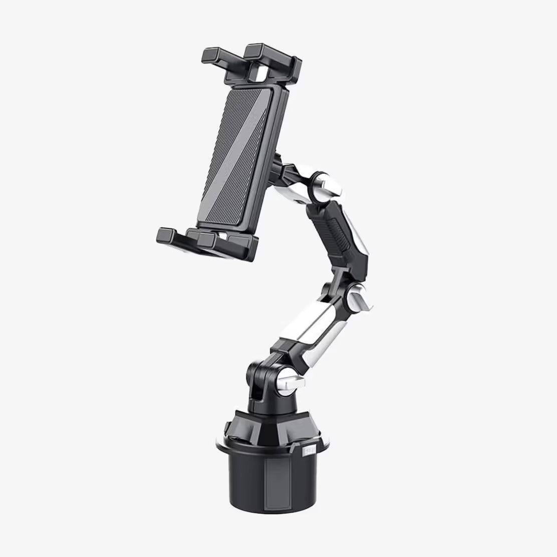 Adjustable Car Cup Holder Phone & Tablet Mount – 360° Rotating Universal Stand