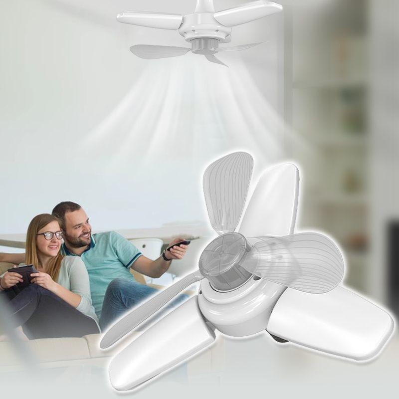Household Ceiling Fan with Light and Remote Control - clarioy
